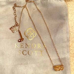 Kendra Scott Rose gold Drusy frameless Elisa